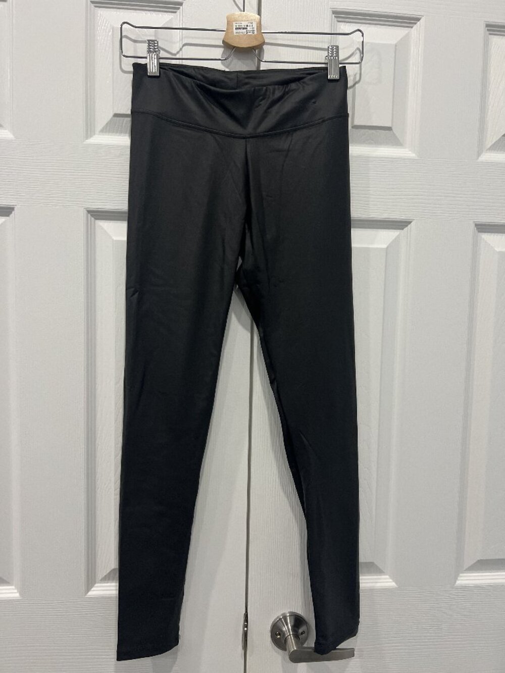 Black Faux Leather Leggings